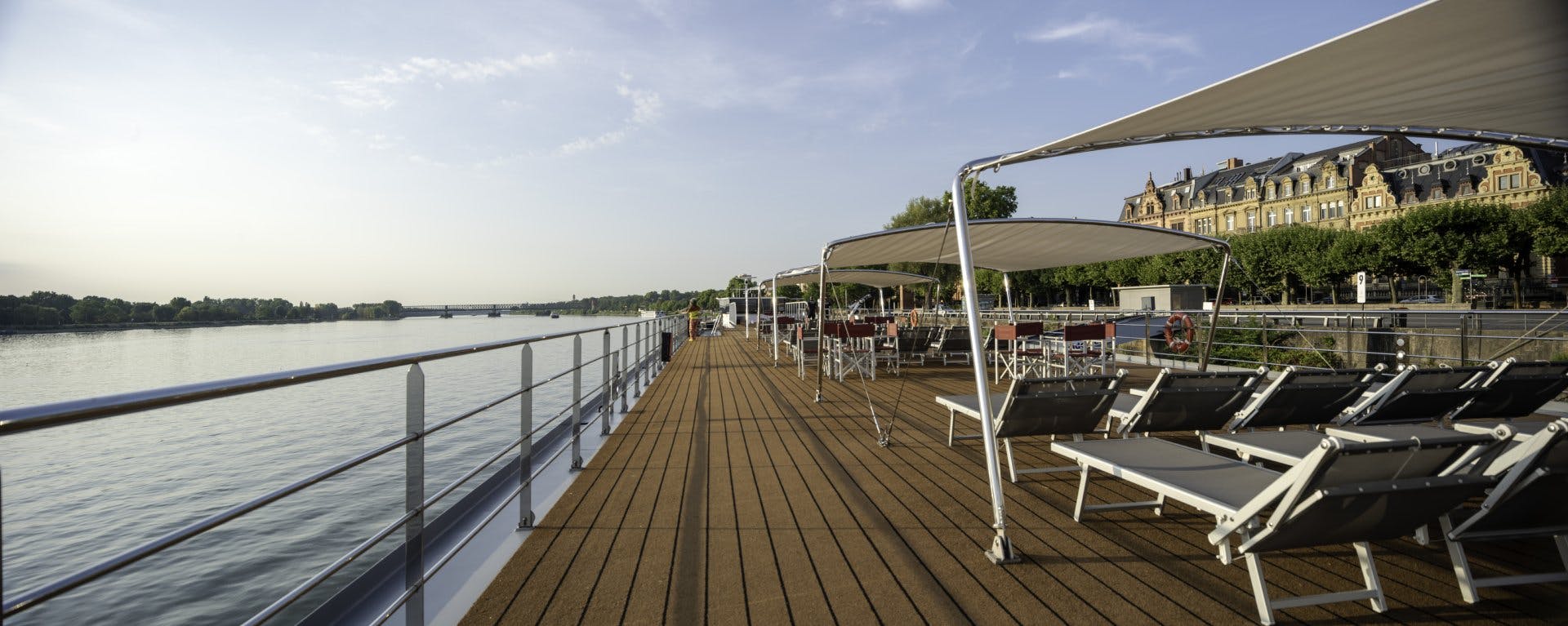 Der «Place-to-be» nach dem Spiel: Mit einem feinen Drink auf dem Sonnendeck entspannen.