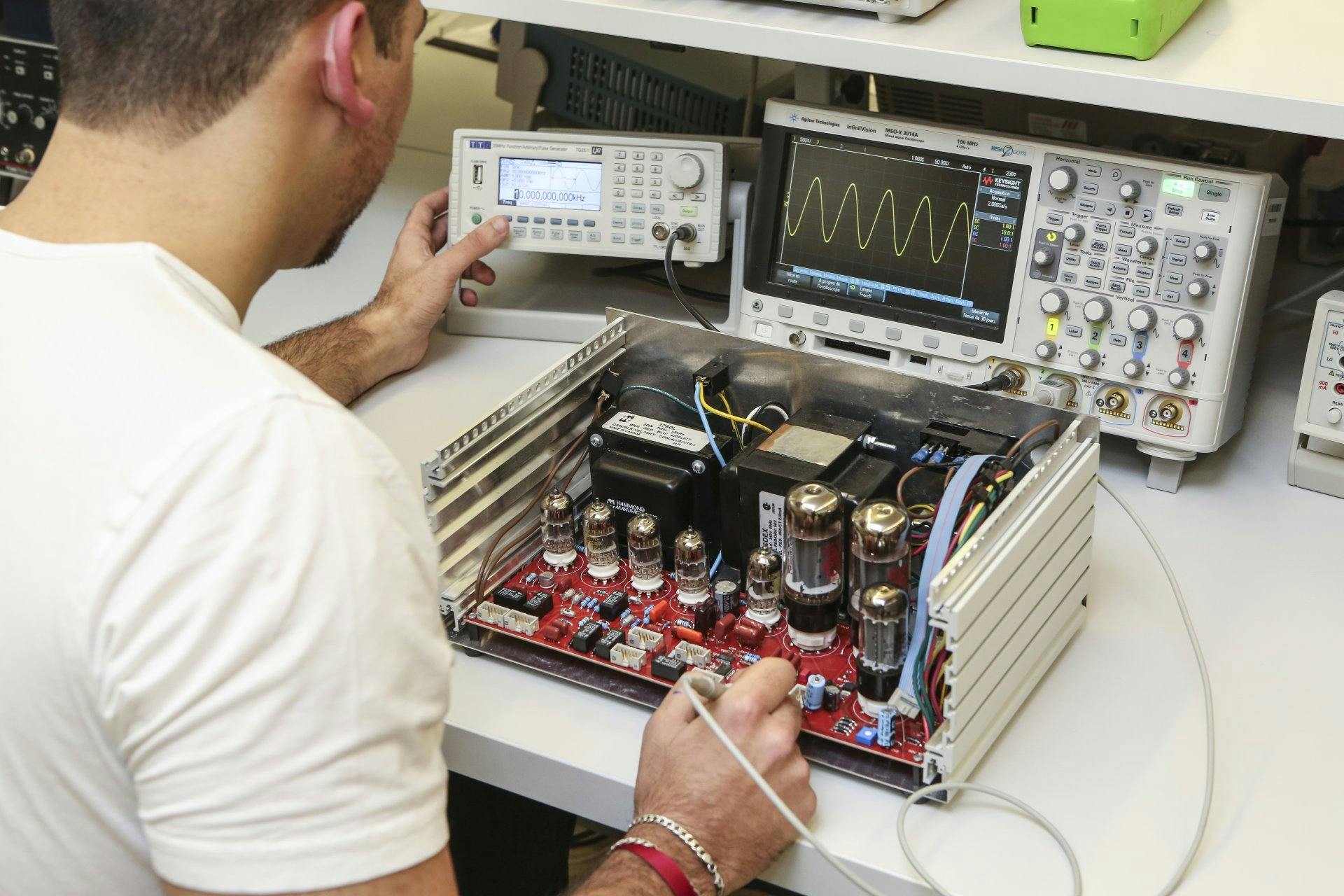 Conception électronique d’un projet d’ampli.