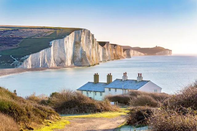 Die Kliffküste «Seven Sisters» zwischen Eastbourne und Seaford.