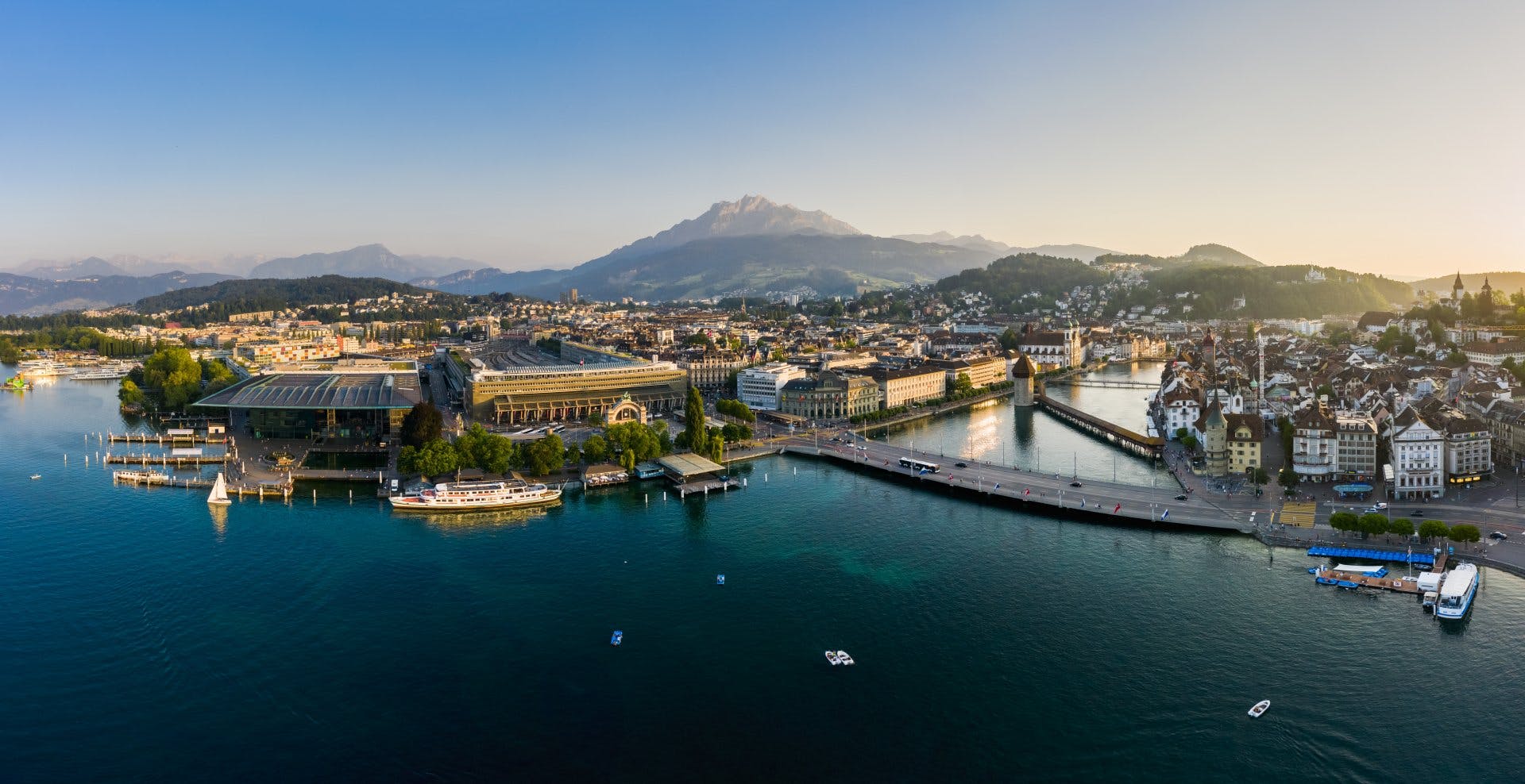 Die Stadt Luzern eignet sich hervorragend als Ausgangspunkt für Reisen in die Region.