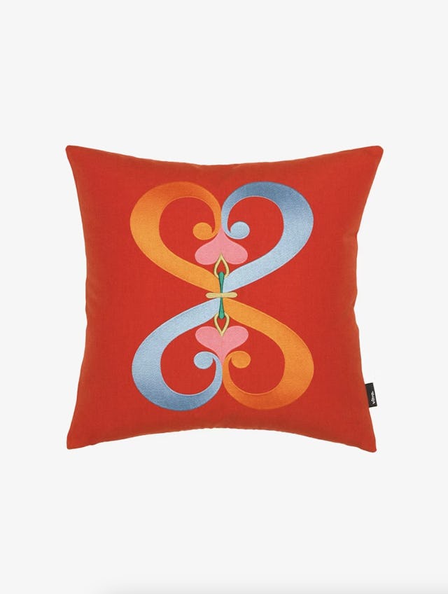 Besticktes Kissen Double Heart