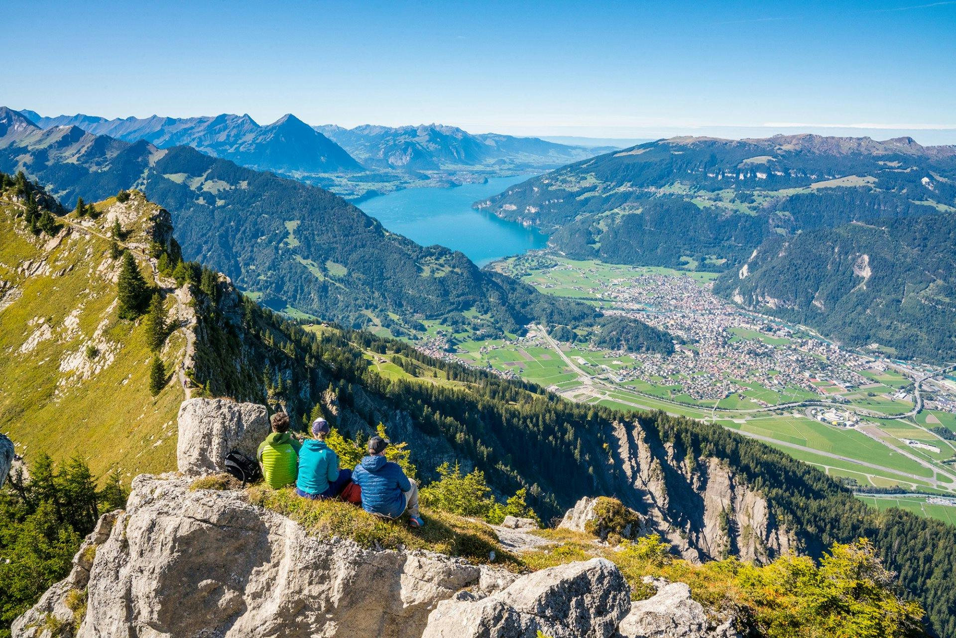 Gipfelglück – der Ausblick vom Oberberghorn ist spektakulär.