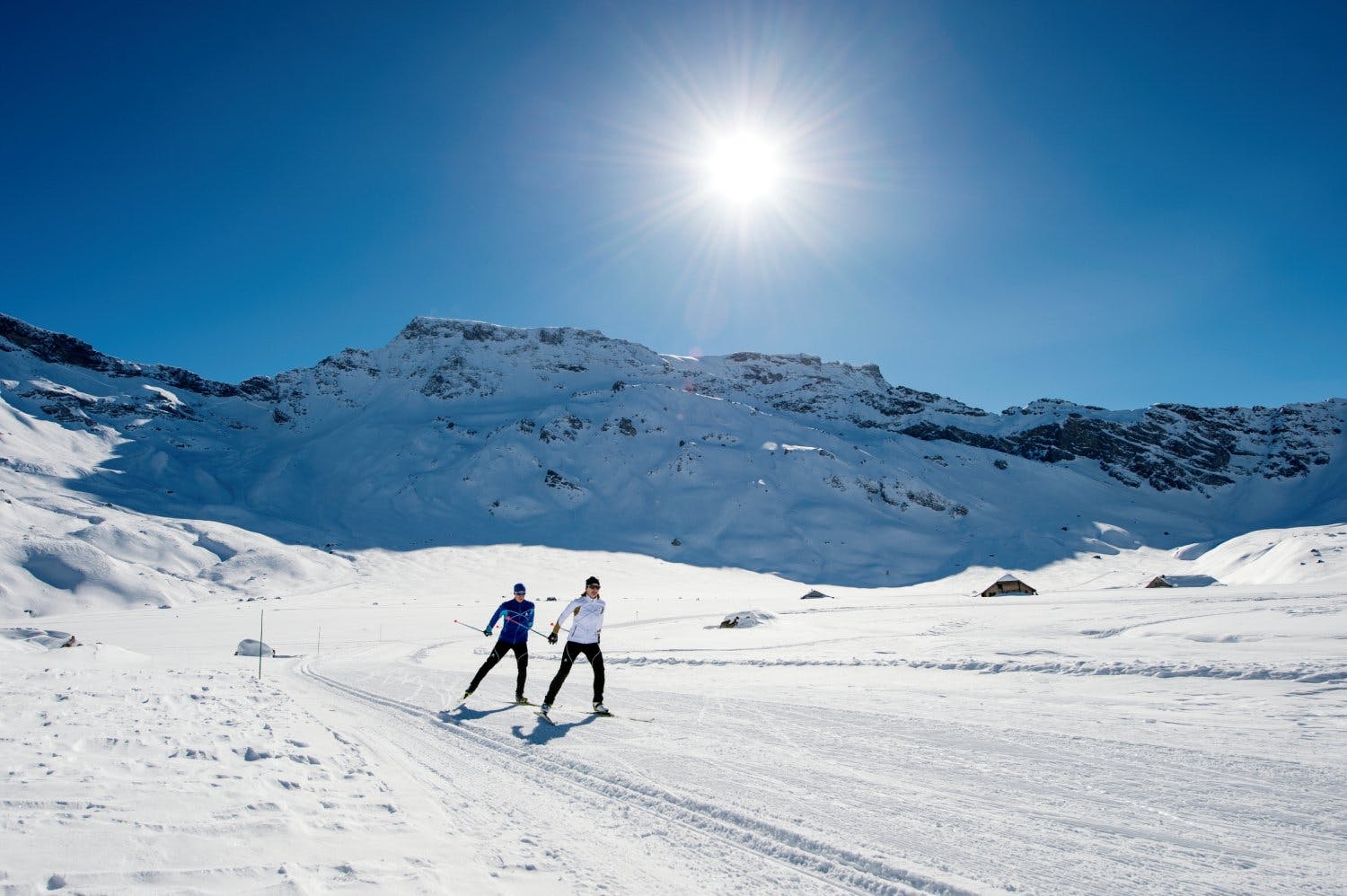 So geht Winter: Die Höhenloipen von Adelboden-Lenk-Kandersteg sind eine Klasse für sich.