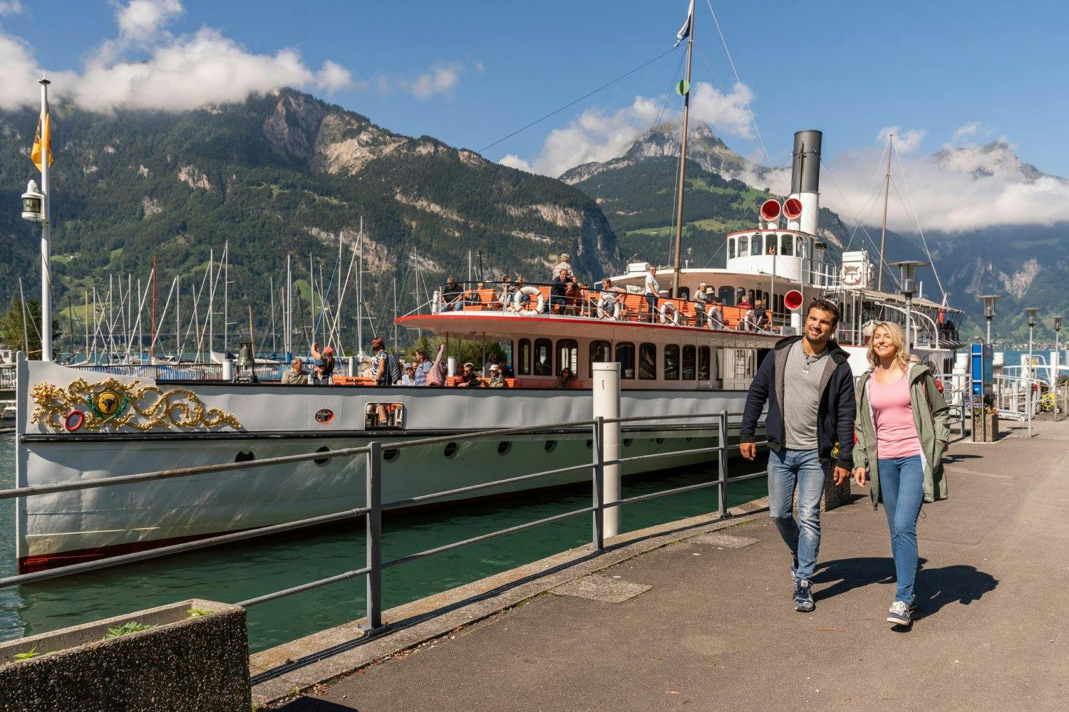 Arrivo nella pittoresca Lucerna.