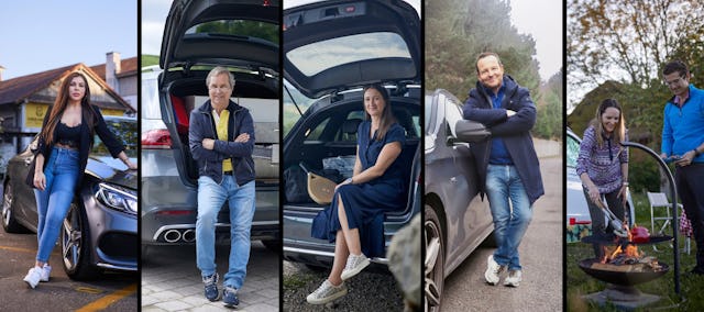 Fünf Auto-Fans erzählen Anekdoten aus ihrem Alltag.
