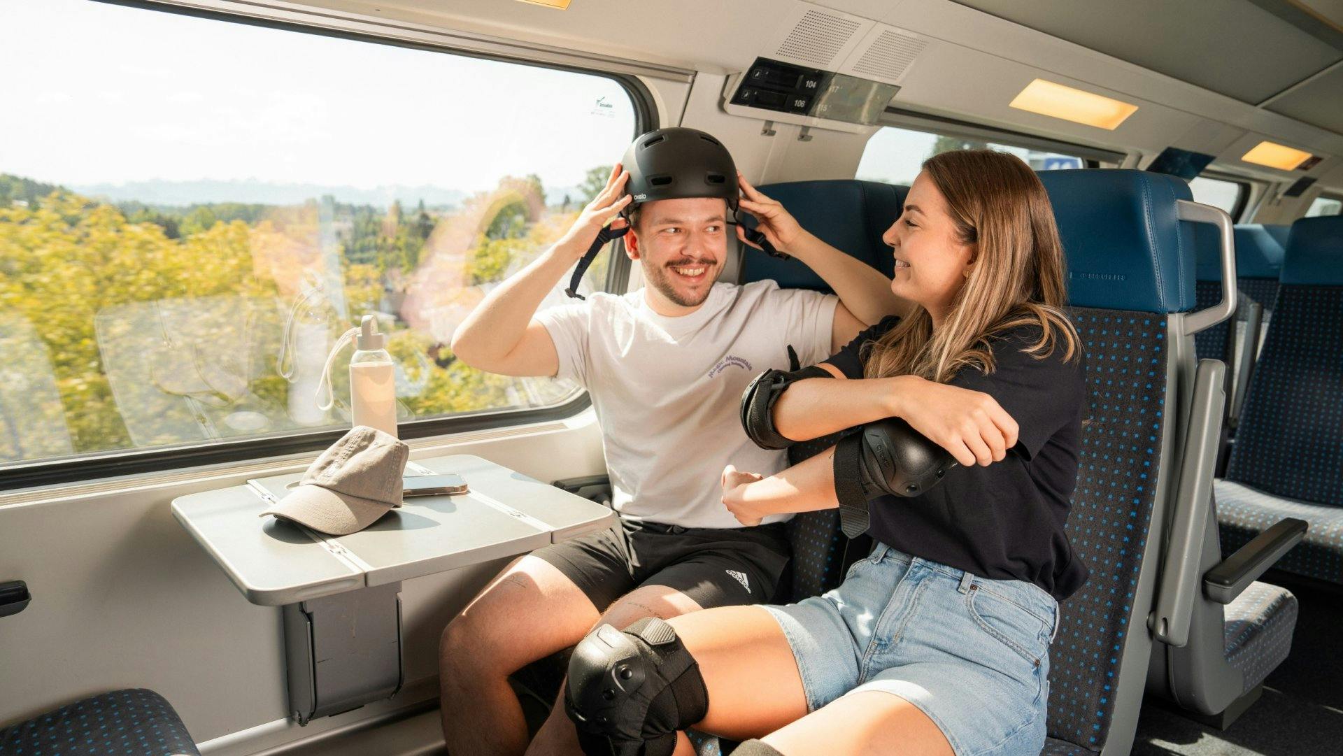 Einsteigen und ab ins Abenteuer.