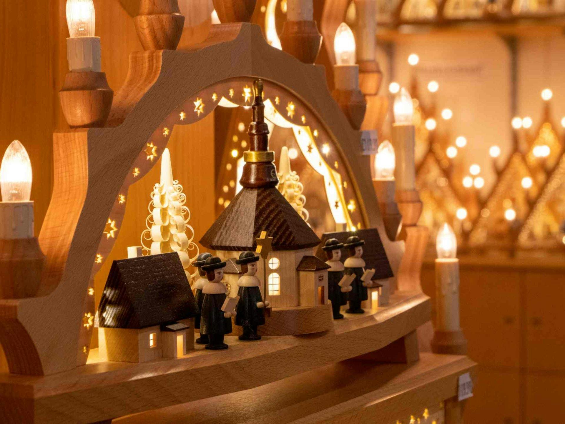 Décorations de Noël à Dresde.