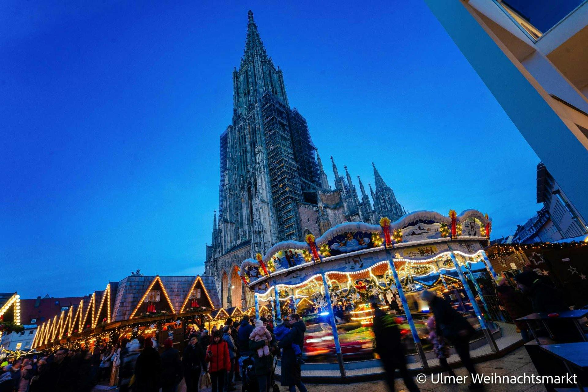 Weihnachtsmarkt in Ulm.
