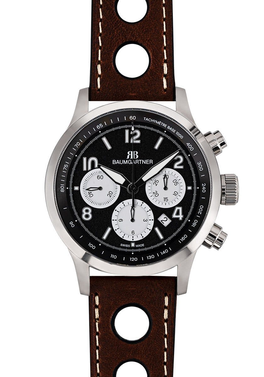 Mit dem Modell die «BREMER» fängt die Uhrenmanufaktur  RB Baumgartner ...