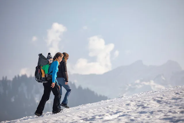 Une jolie balade hivernale à Villars.