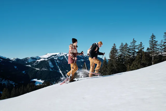 Magnifique balade en raquettes au Col-de-Bretaye.
