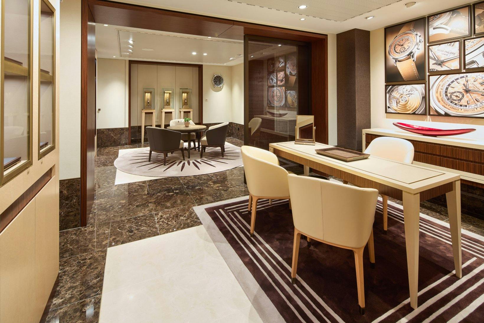 In den unterschiedlich ausgestalteten Räumen begrüsst das Team von Zigerli+Iff seine Gäste mit Getränken und Zeit für Gespräche.