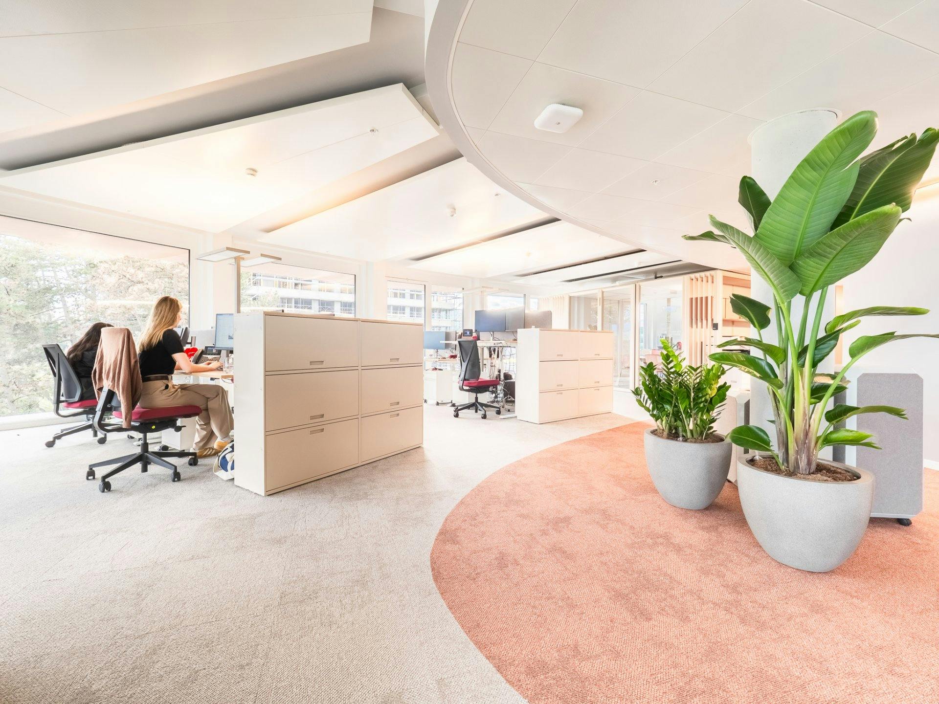 S’élevant sur 12 étages L’Ellipse accueille des activités administratives ainsi qu’un restaurant au rez-de-chaussée.