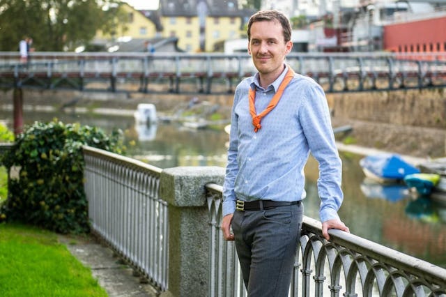 Cédric Favre, 34 Jahre, engagiert sich seit seiner Kindheit.