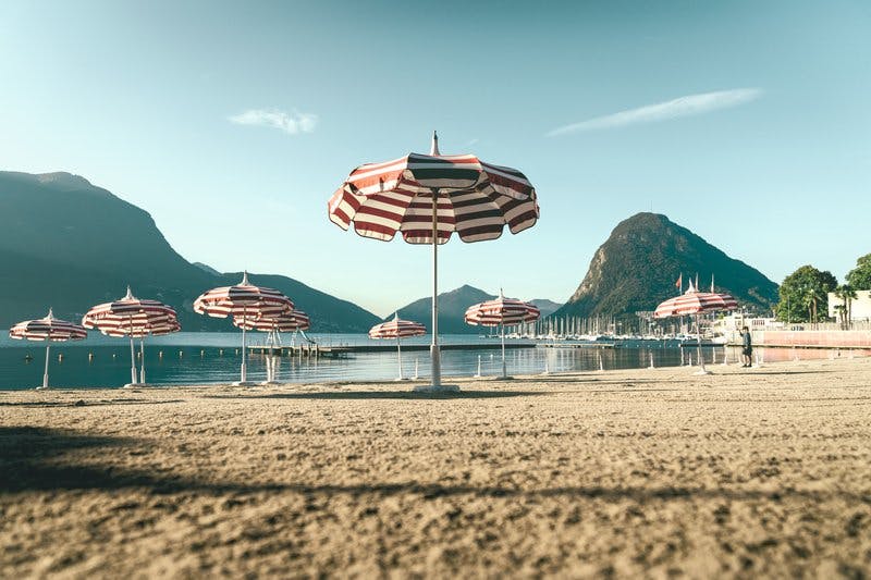 Mediterraner Lifestyle direkt am See: im Lido di Lugano.