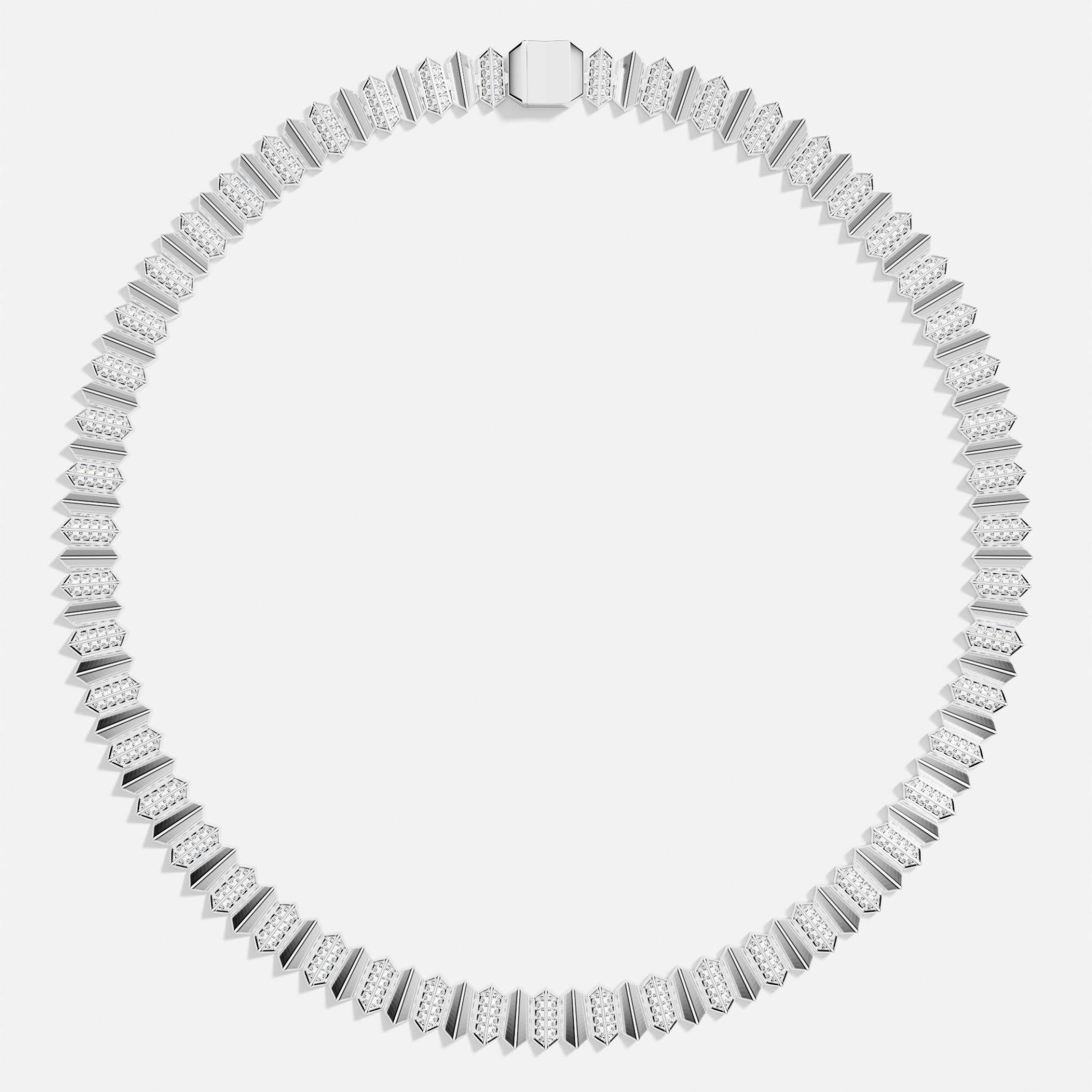Up-and-Down-Choker, Sterlingsilber, 590 Franken.