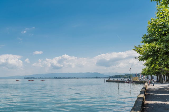 Auch die Seepromenade in Rorschach lädt zum Verweilen ein.