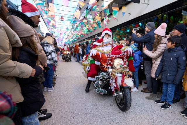 Die rockigen Santas auf ihren Harleys sind auch dieses Jahr wieder in Sihlcity