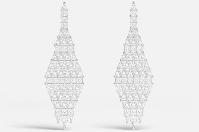 Statement-Art-Deco-Tropfenohrringe, CHF 270