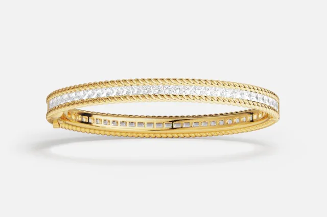 Jonc Torsade Pavé, CHF 220