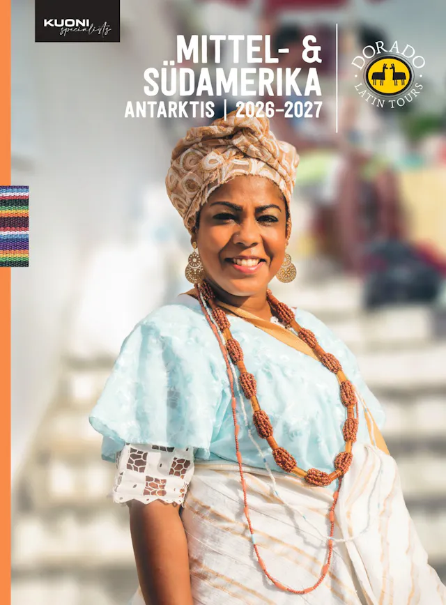 Lebensfreude pur:  Entdecken Sie mit unserem neuen Katalog Mittel- und Südamerika. Grandiose Natur und reichhaltige Kultur
www.dorado-latintours.ch