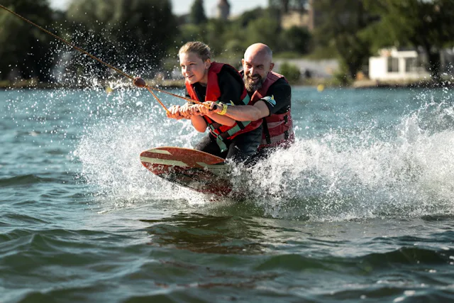 Wasserskilift in Estavayer-le-Lac