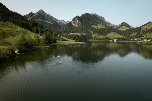 Stand up paddle sur le lac Noir