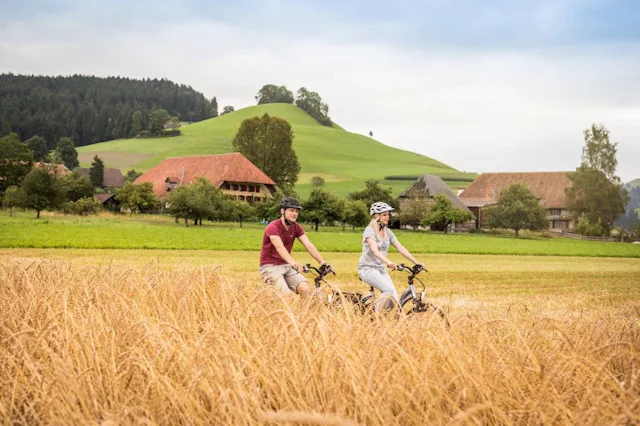 Auf der Kambly-Erlebnsitour entlang der Veloroute 777