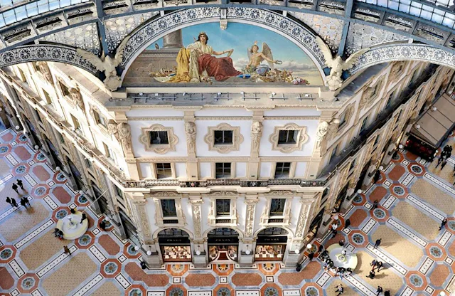 Lädt zum Flanieren ein: Die Galleria Vittorio Emanuele II in Mailand.