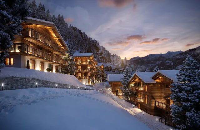 Projet Hameau des Bains, Grimentz – Rôle du CI: pilotage du développement, AMO et commercialisateur