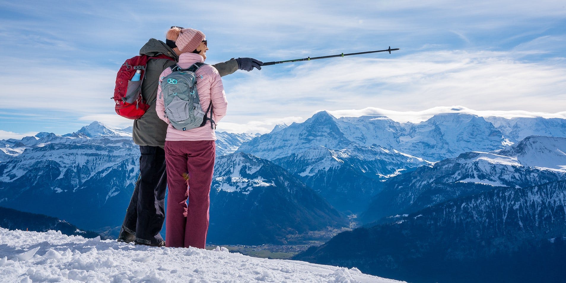Kurz innehalten und die Bergwelt auf sich wirken lassen.