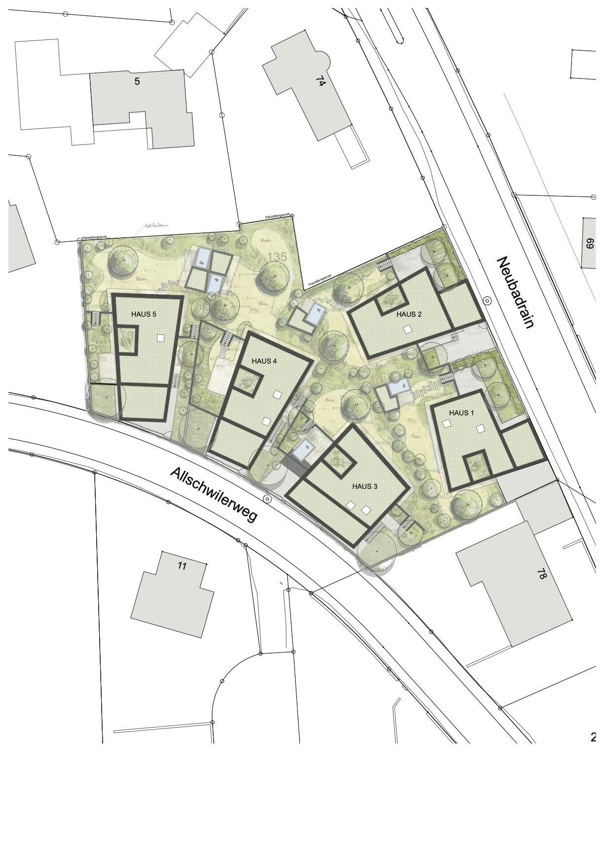 Jedes Haus bietet einen freien Blick über die Landschaft: Grundrisse.