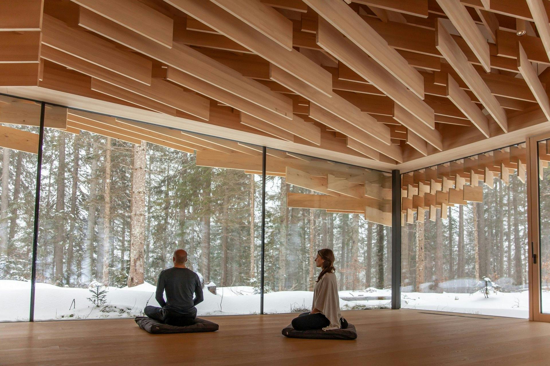 Rückzugsoase: «Meditation House» im Schloss Kranzbach im Allgäu