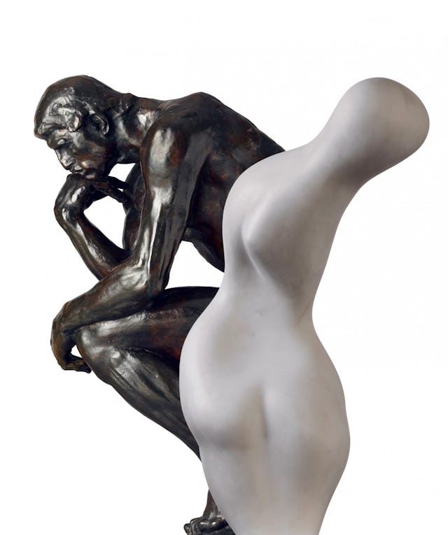 Die Ausstellung stellt die Werke der Bildhauer einander gegenüber: Rodin und Arp in der Fondation Beyeler.