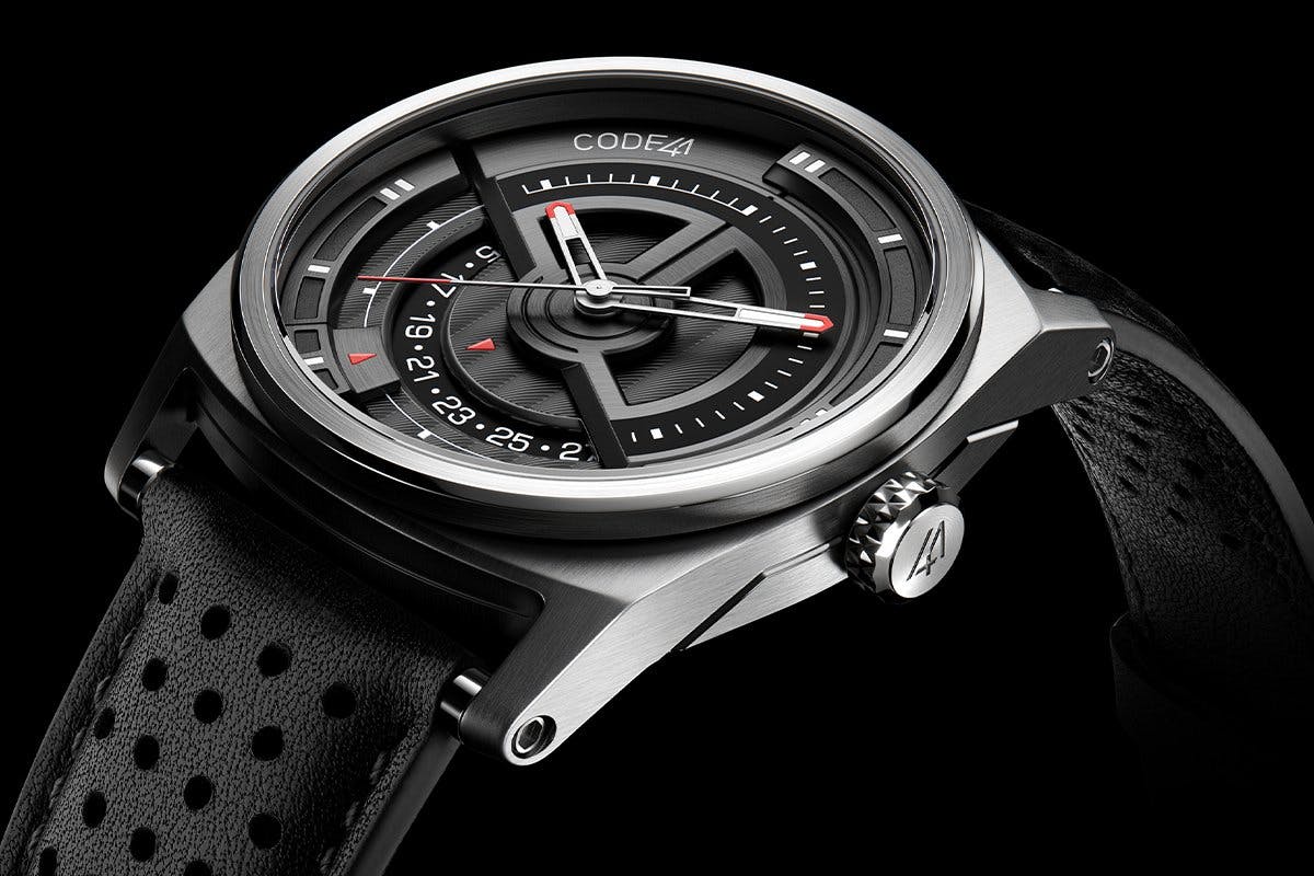 ANOMALY EVOLUTION - Stahl Zifferblatt schwarz