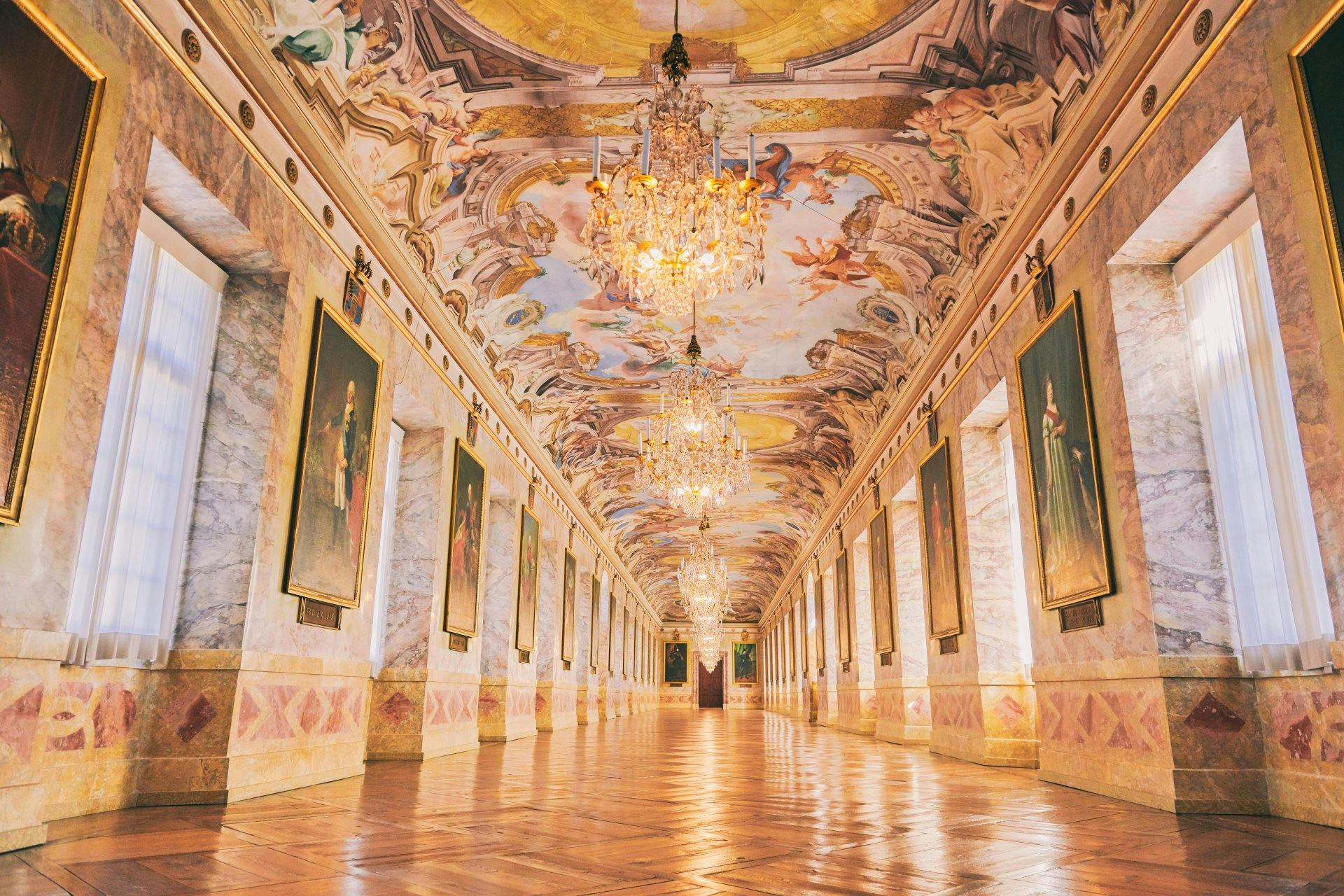 Deckengemälde im Residenzschloss Ludwigsburg.