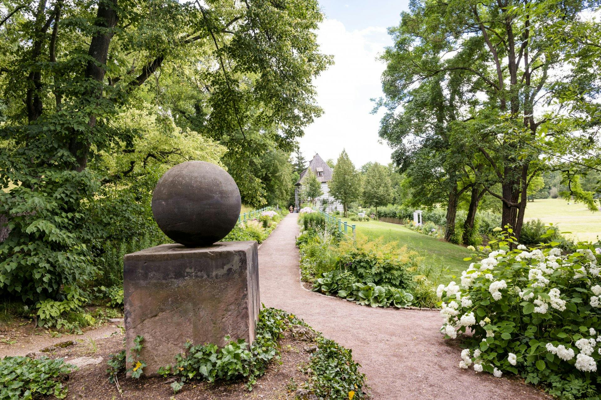Goethes Garten-Denkmal.