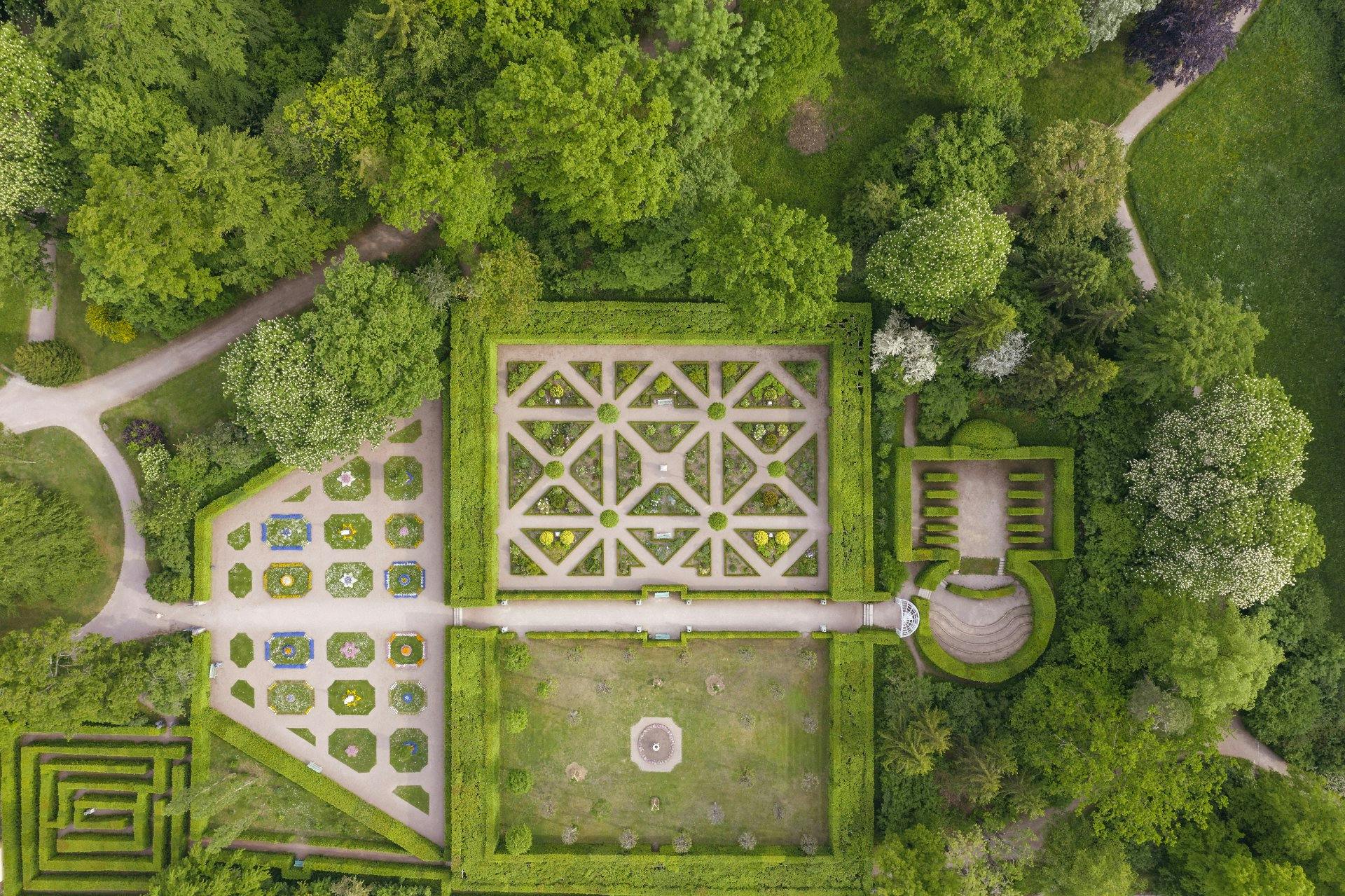 Schlosspark Belvedere.