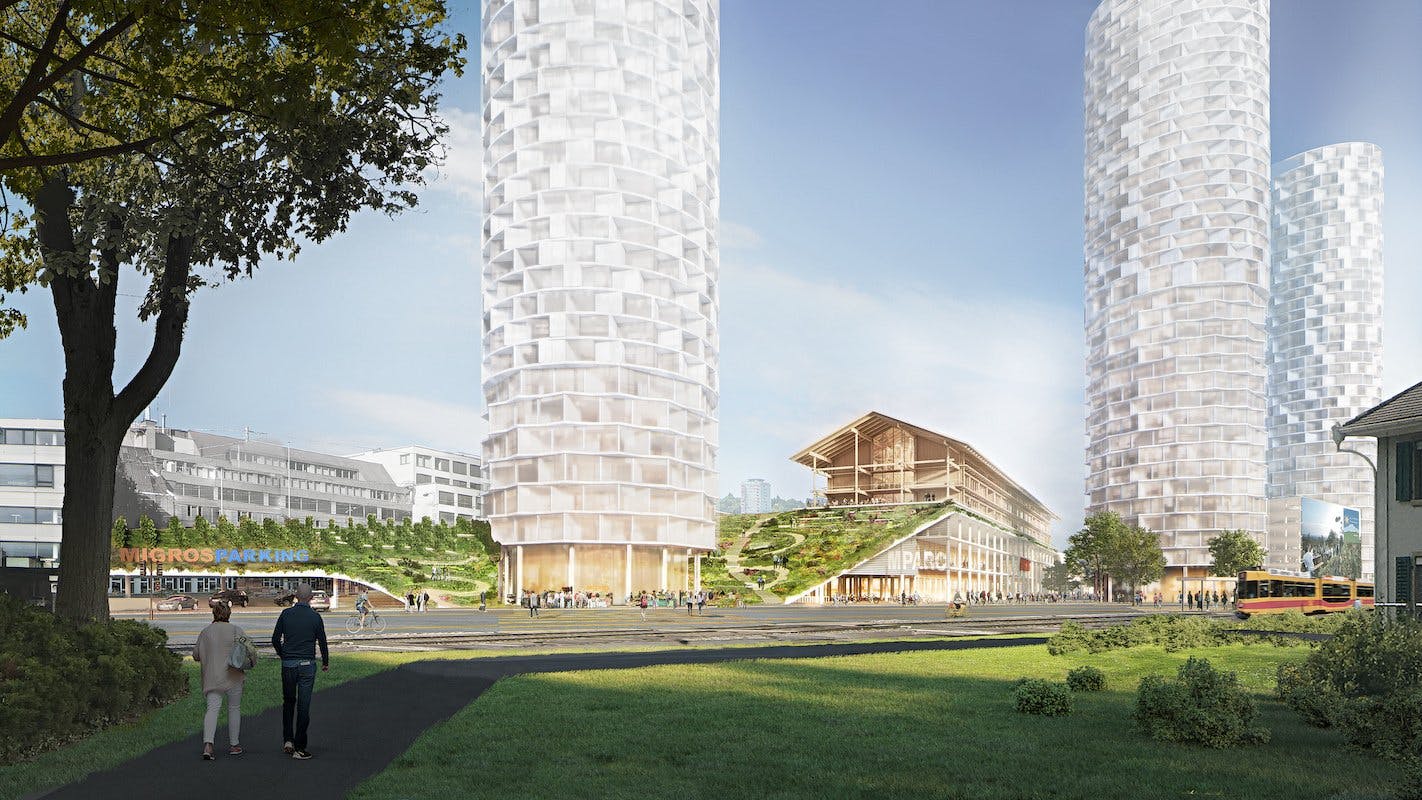 Drei runde Hochhäuser geben als Gruppe dem Dreispitz Nord eine spezifische Identität und werden die Silhouette der Stadt mitprägen. Der städtebauliche...