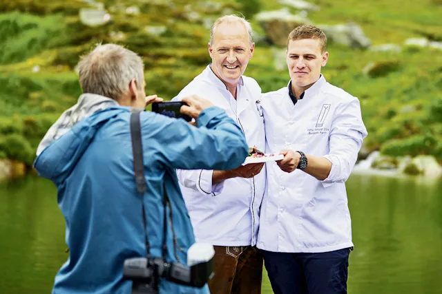 Martin Sieberer und Jungstar Benjamin Parth.