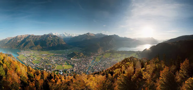 Wanderspass: Die Ferienregion Interlaken ist ein echtes Wanderparadies, das im Herbst in einer pittoresken Farbenpracht erstrahlt.