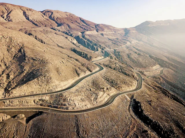Passstrasse in Ras al Khaimah