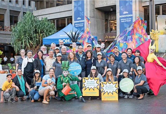 Weltweite Solidarität: Der Giving Tuesday findet rund um den Globus statt, wie hier in Hawaii.