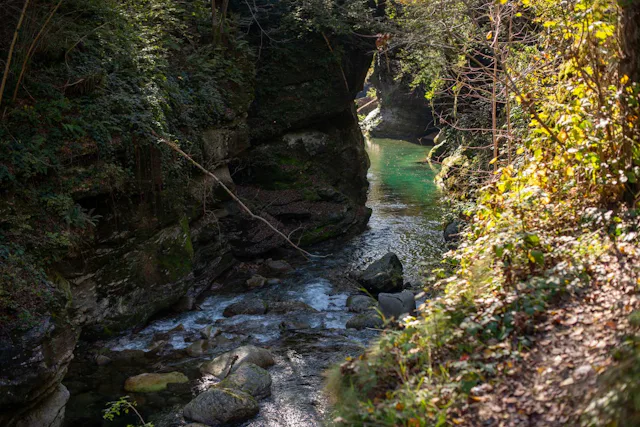 Die Schluchten von Uriezzo sind gezeichnet von tausendjährigen Erosionsaktivitäten.
