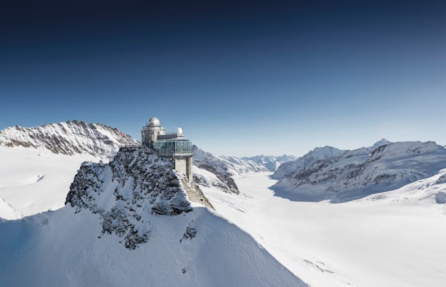 Der höchstgelegene Bahnhof Europas: Die Bergstation der  Jungfraubahn.