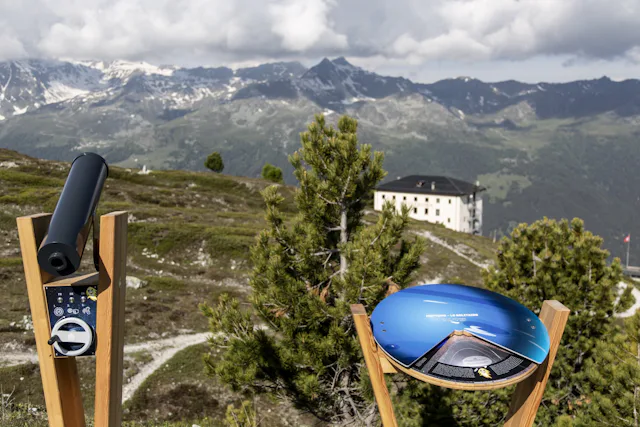 Unterwegs auf dem Planetenweg.