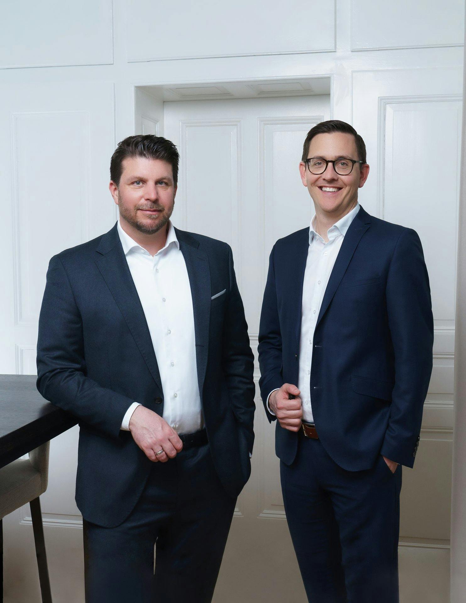 David Spiess (links), Leiter Finanzberatung, und Martin Fuchs (rechts), Leiter Vermögensberatung, Swiss Life Wealth Managers.