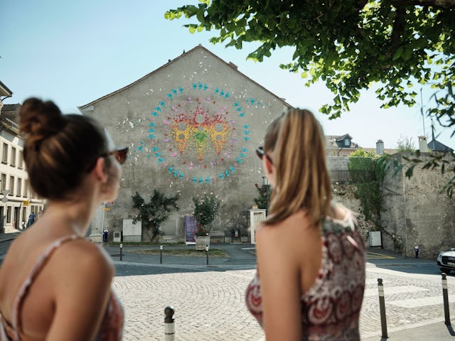 Street-Art in Estavayer-le-Lac.